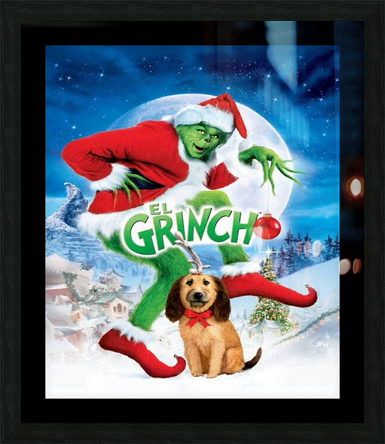 The Grinch Picture Frame print