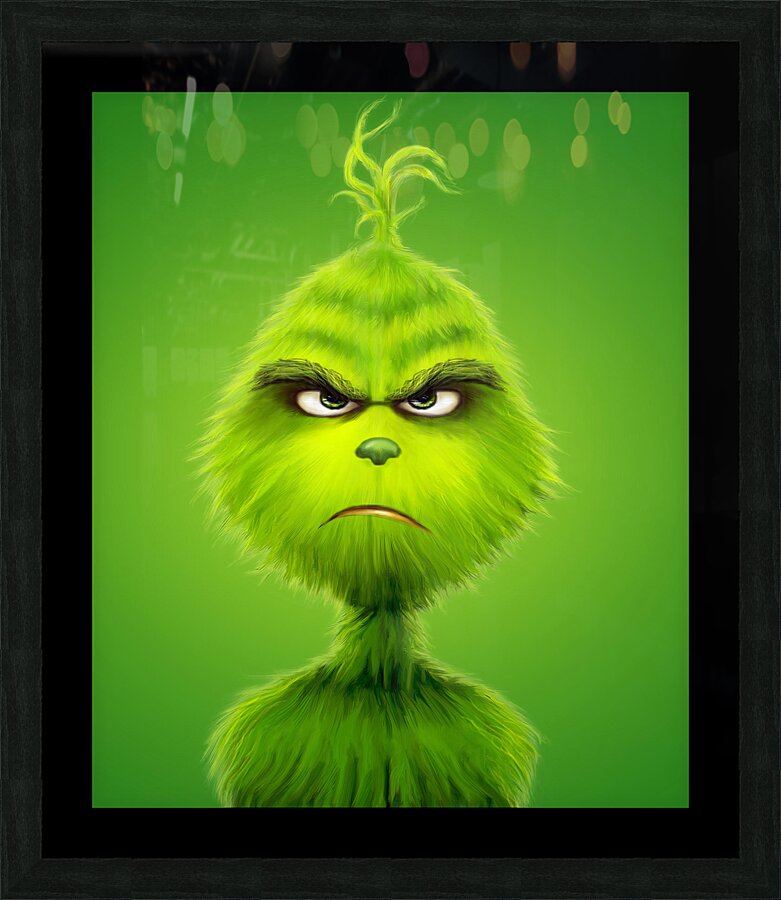 The Grinch Picture Frame print