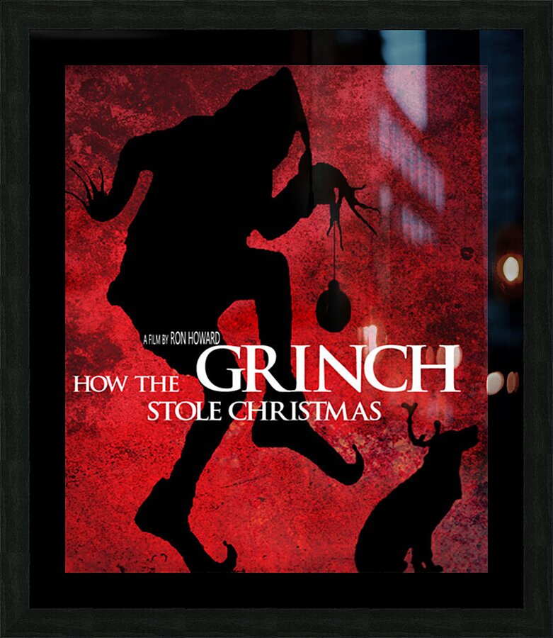 The Grinch Picture Frame print