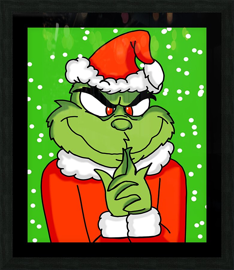 The Grinch Picture Frame print