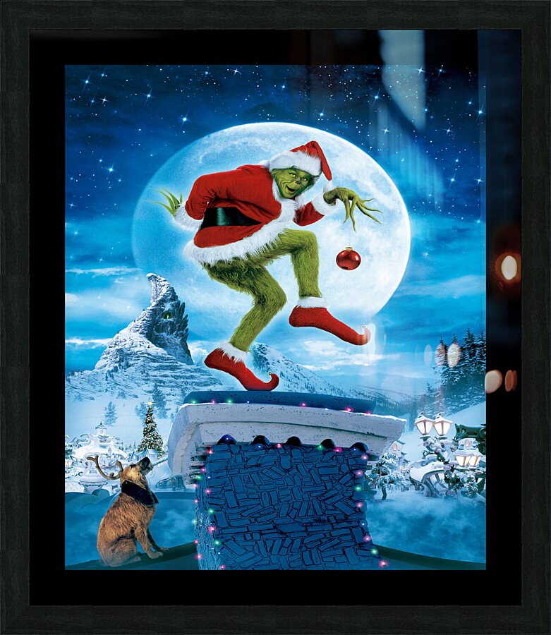 The Grinch Picture Frame print