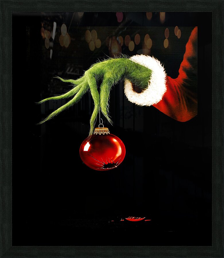 The Grinch Picture Frame print