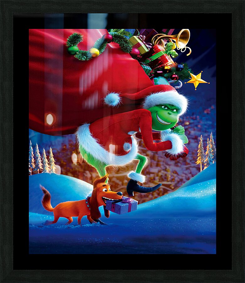 The Grinch Picture Frame print