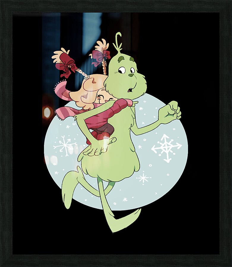 The Grinch Picture Frame print