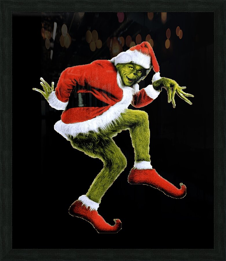 The Grinch Picture Frame print