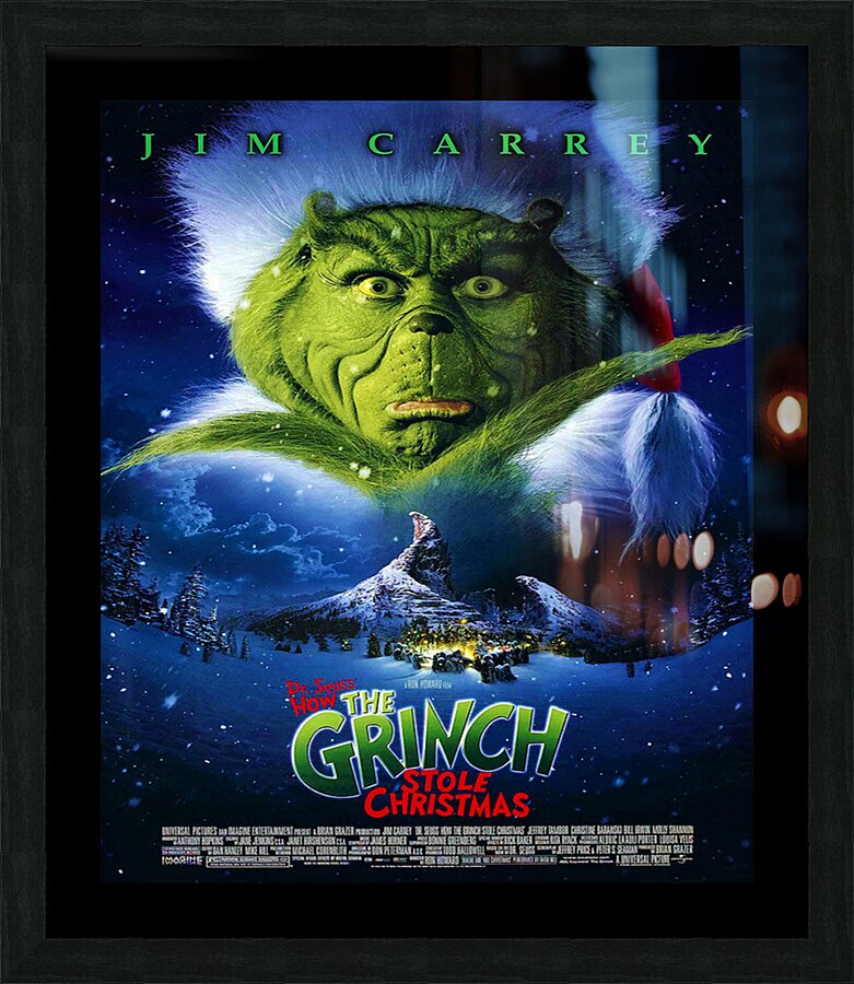 The Grinch Picture Frame print