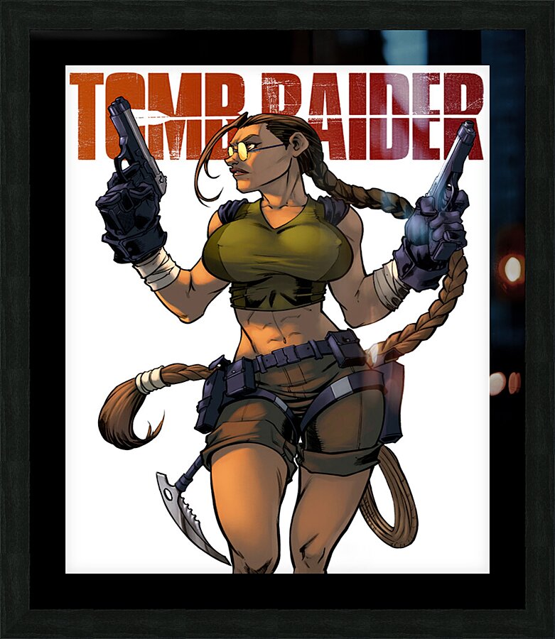 Tomb Raider Picture Frame print