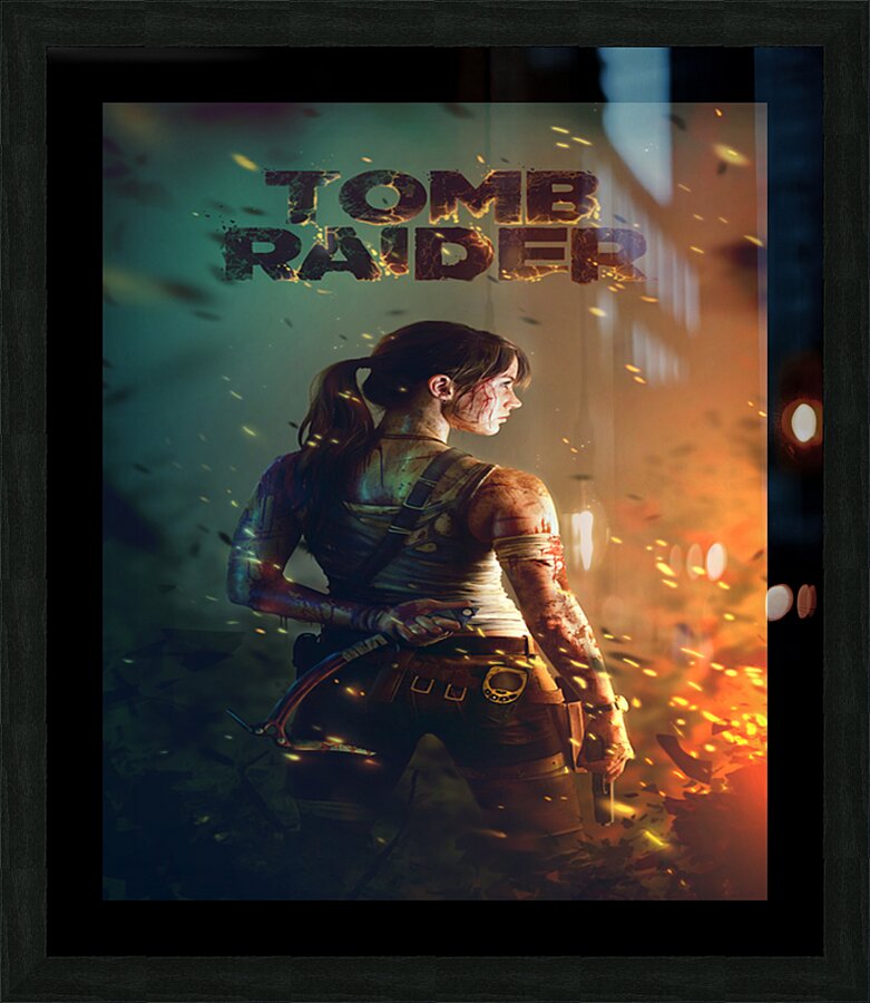 Tomb Raider Picture Frame print