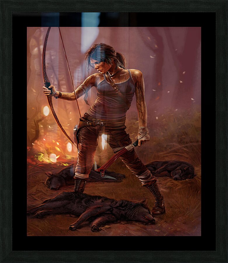 Tomb Raider Picture Frame print