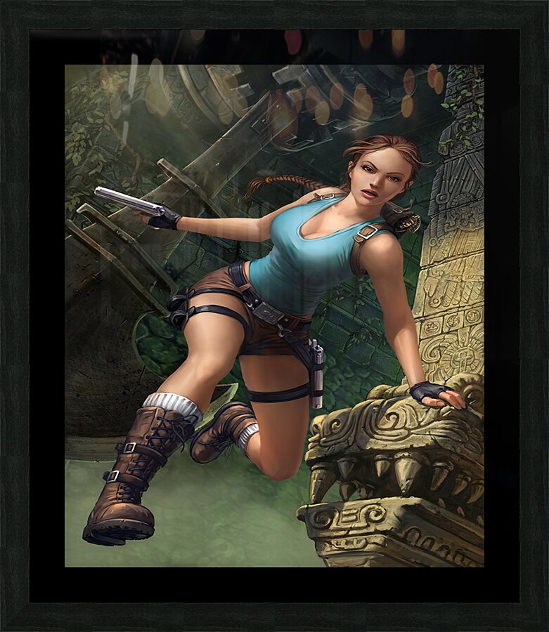 Tomb Raider Picture Frame print