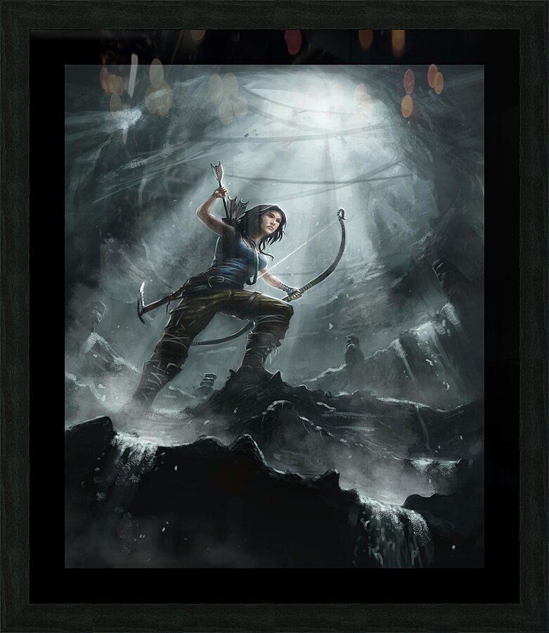 Tomb Raider Picture Frame print