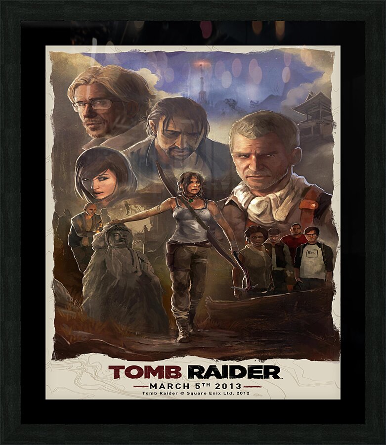 Tomb Raider Picture Frame print