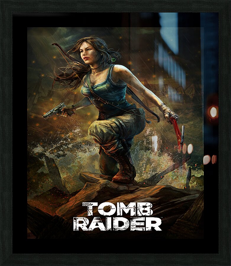 Tomb Raider Picture Frame print