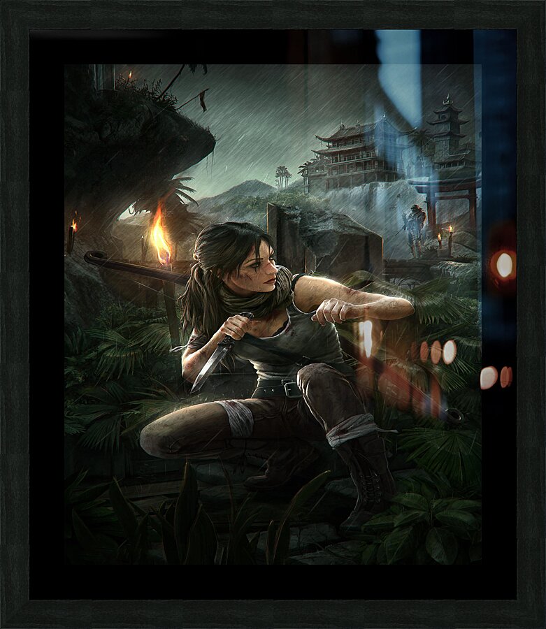 Tomb Raider Picture Frame print