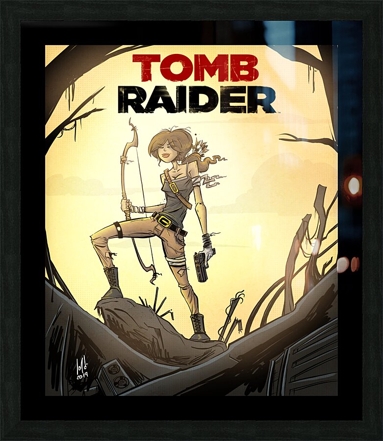 Tomb Raider Picture Frame print