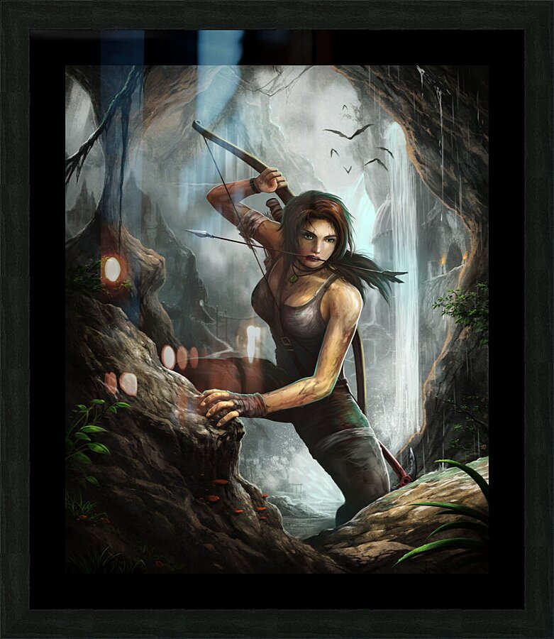 Tomb Raider Picture Frame print