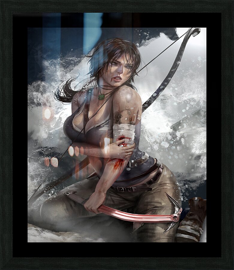 Tomb Raider Picture Frame print