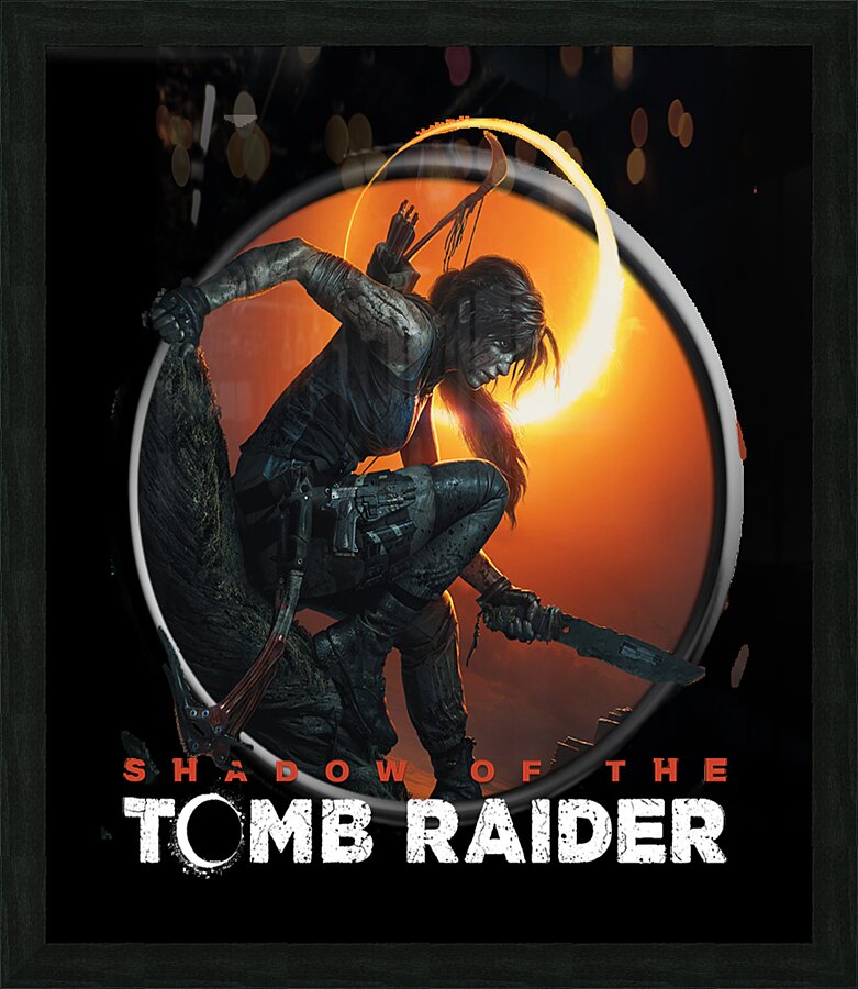 Tomb Raider Picture Frame print
