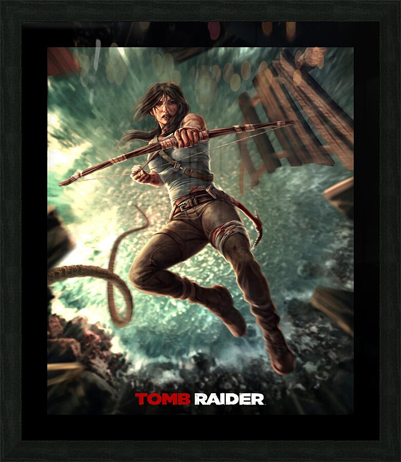 Tomb Raider Picture Frame print