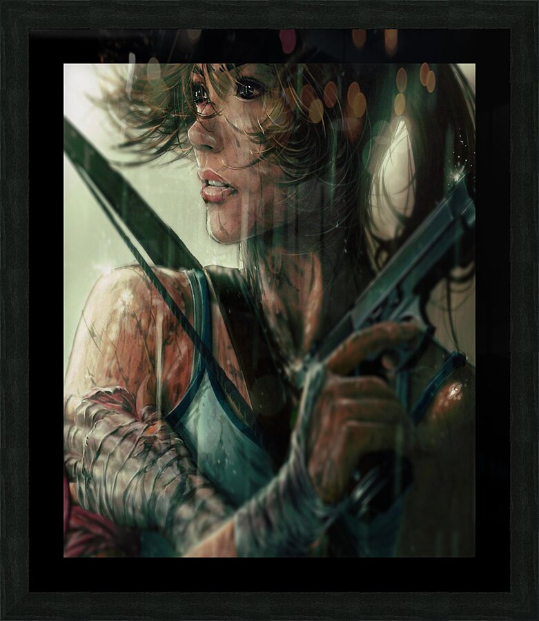Tomb Raider Picture Frame print