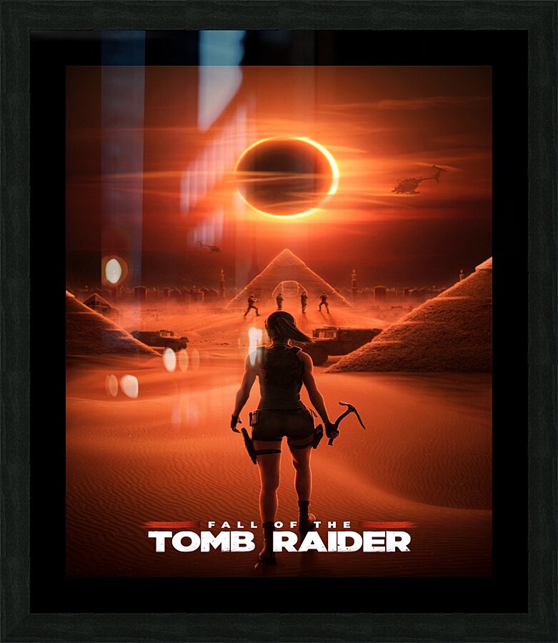 Tomb Raider Picture Frame print