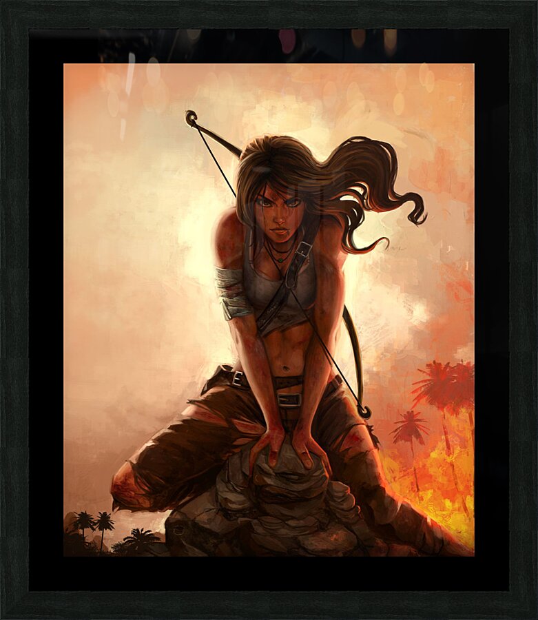 Tomb Raider Picture Frame print