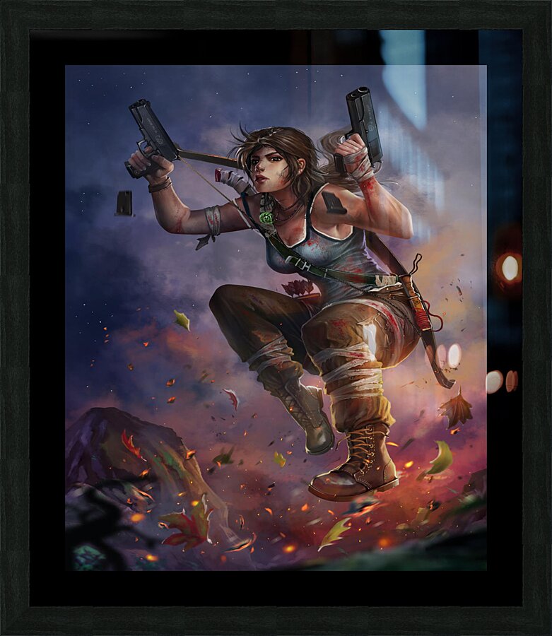 Tomb Raider Picture Frame print