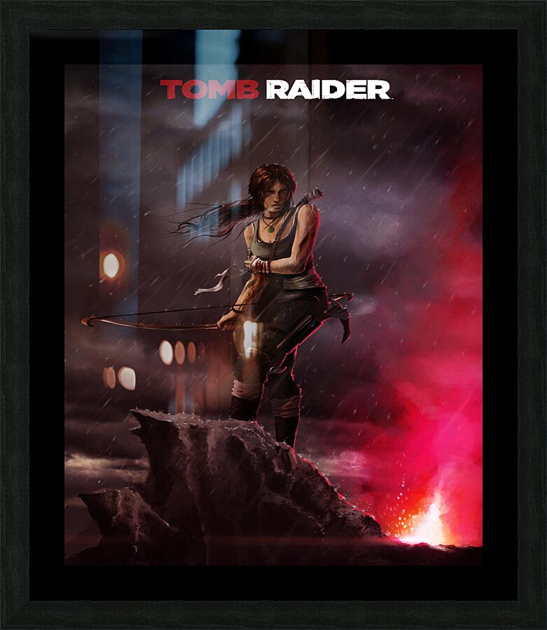 Tomb Raider Picture Frame print