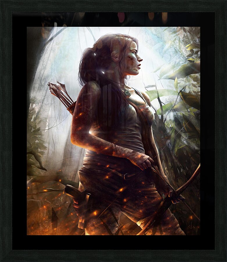 Tomb Raider Picture Frame print