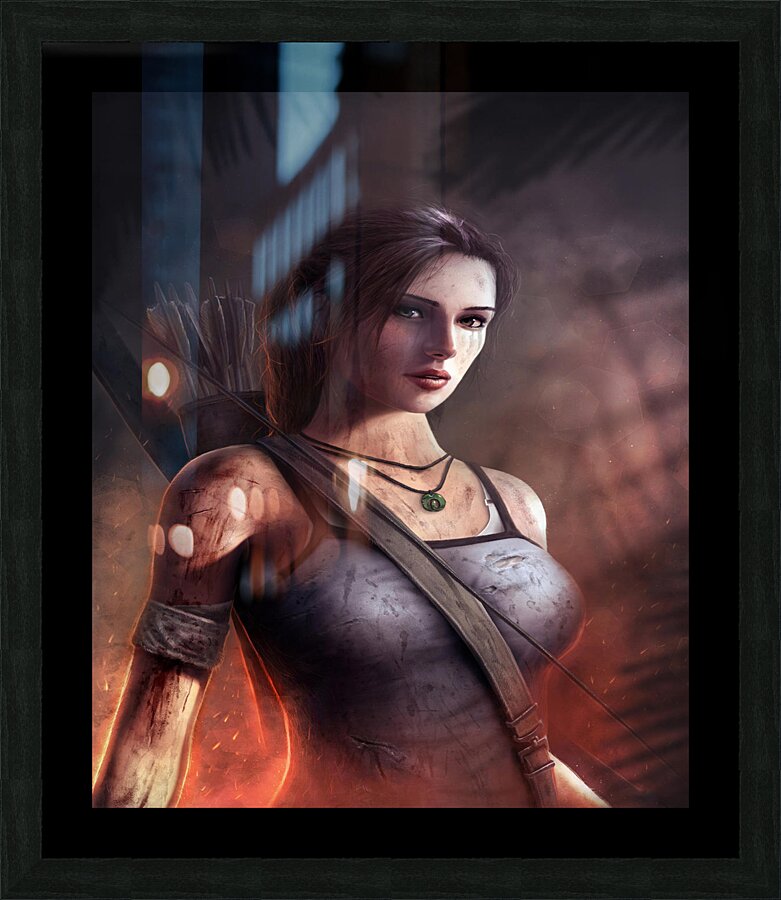 Tomb Raider Picture Frame print