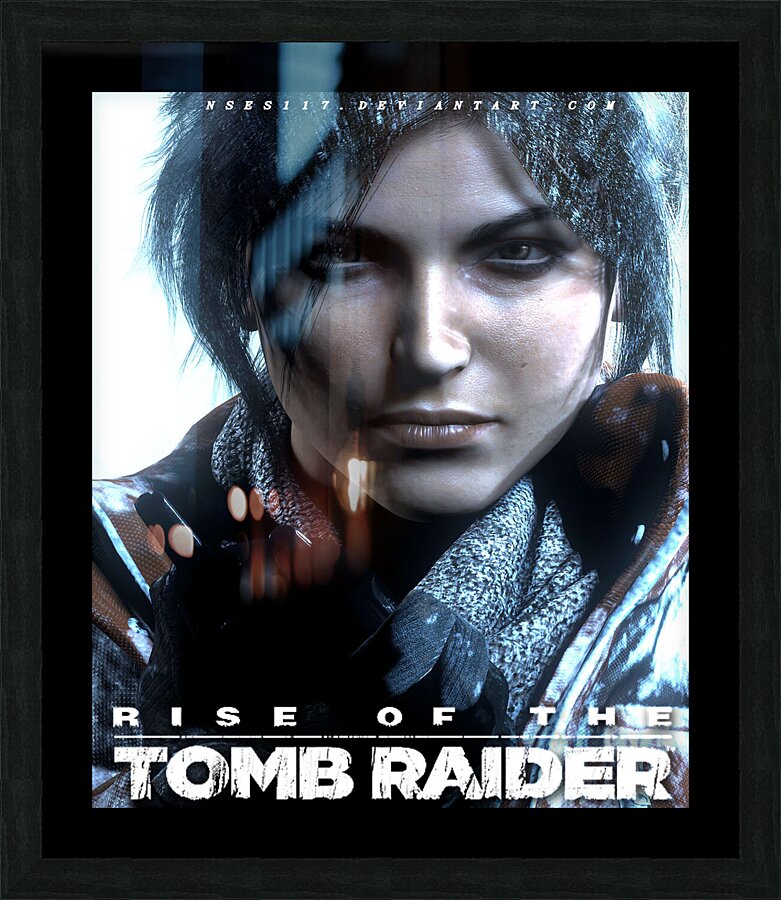 Tomb Raider Picture Frame print