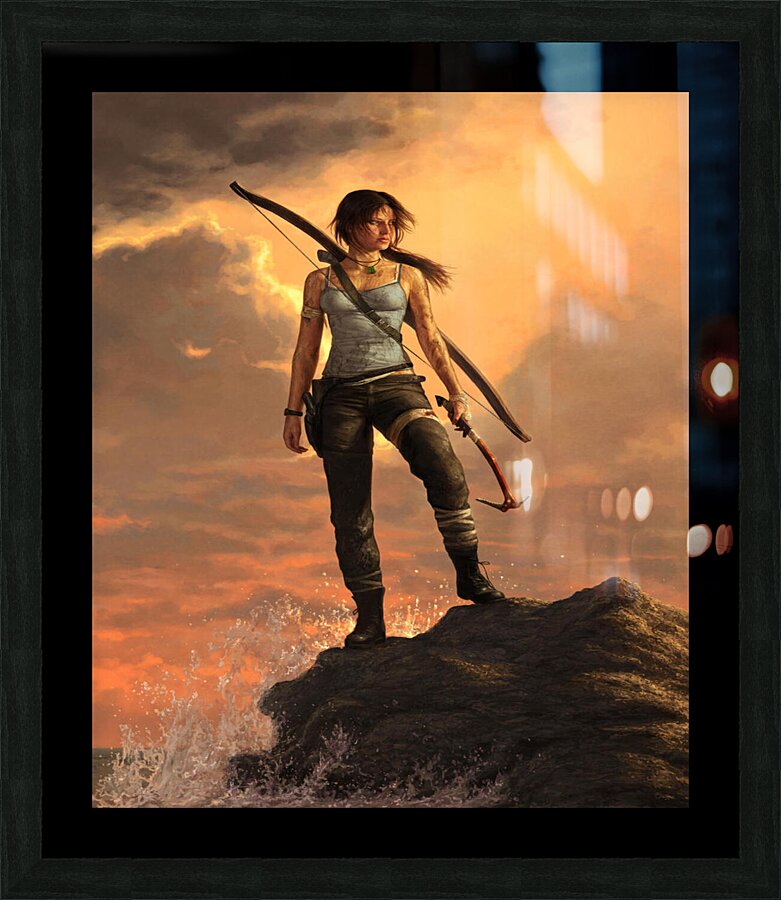 Tomb Raider Picture Frame print