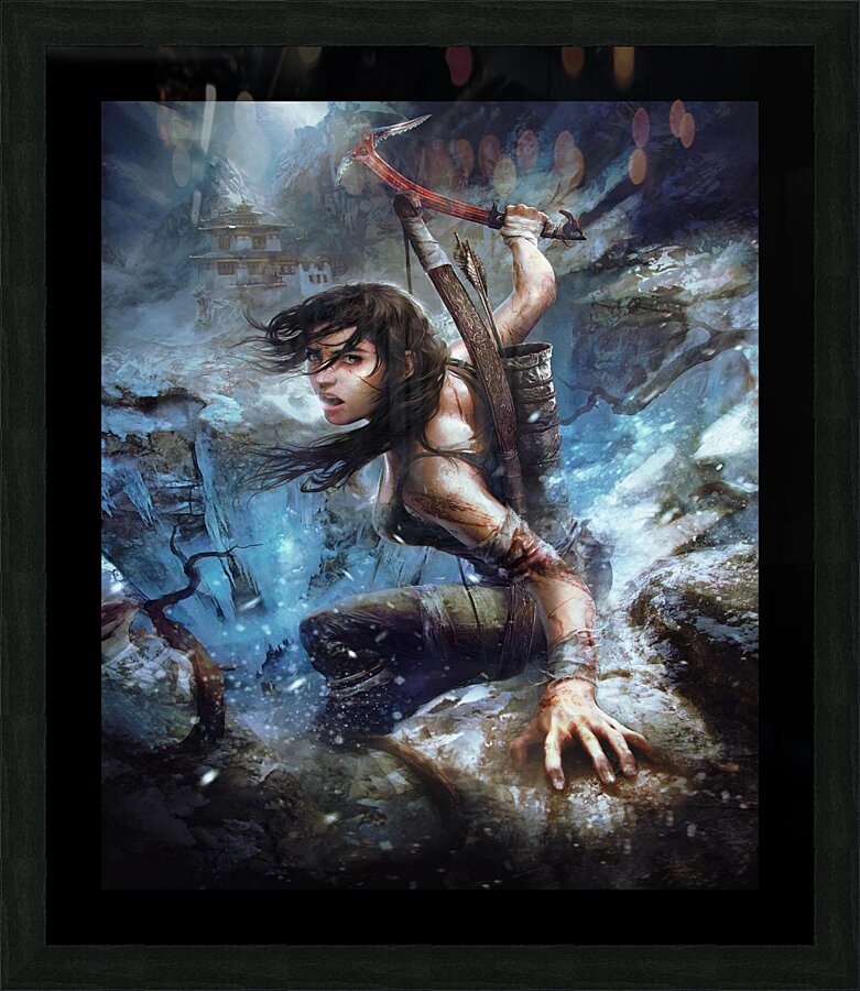 Tomb Raider Picture Frame print