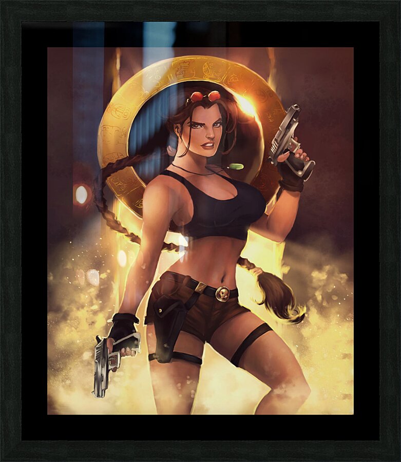 Tomb Raider Picture Frame print