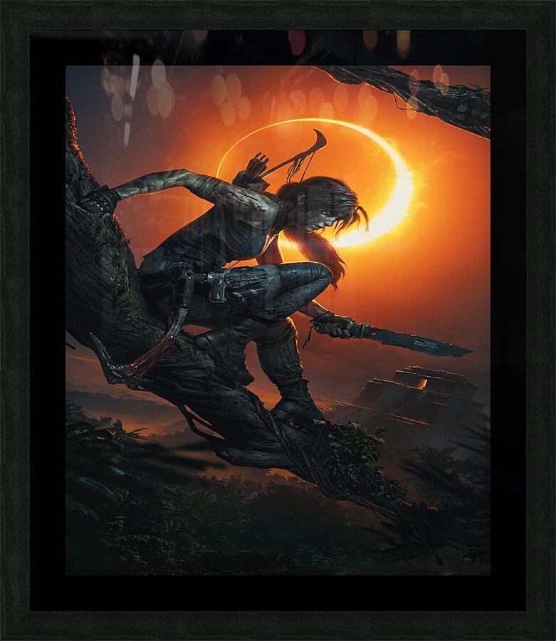 Tomb Raider Picture Frame print