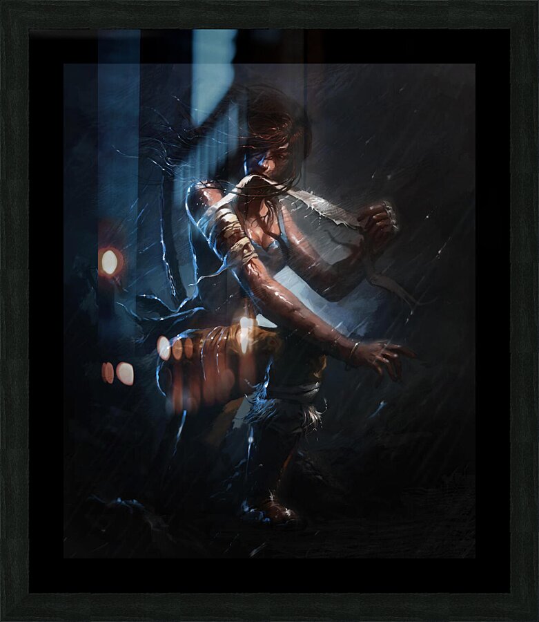 Tomb Raider Picture Frame print