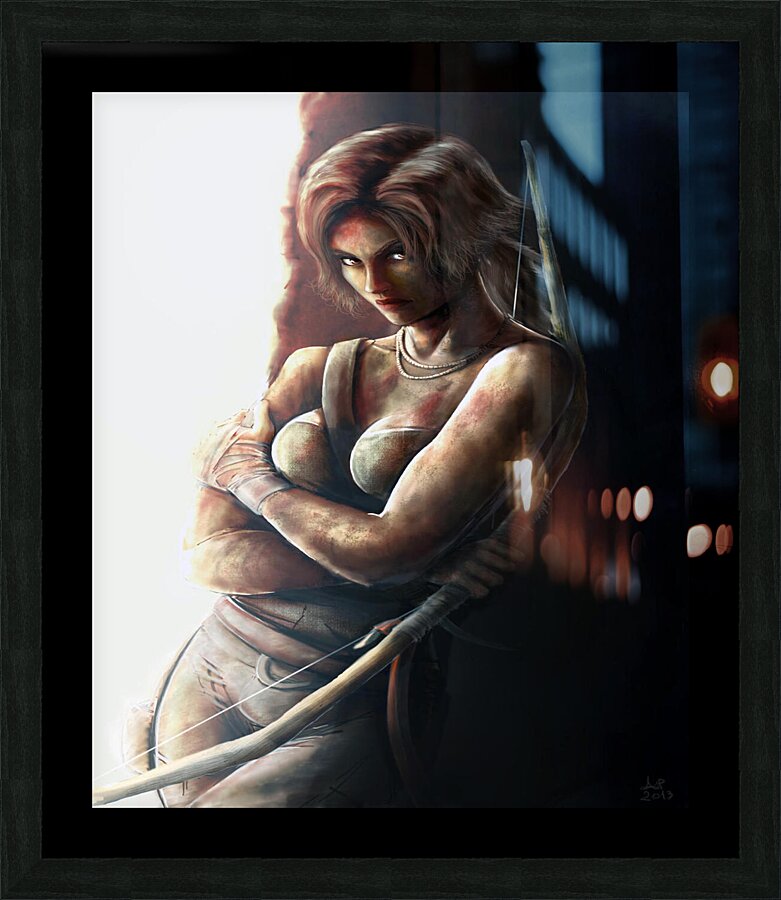 Tomb Raider Picture Frame print