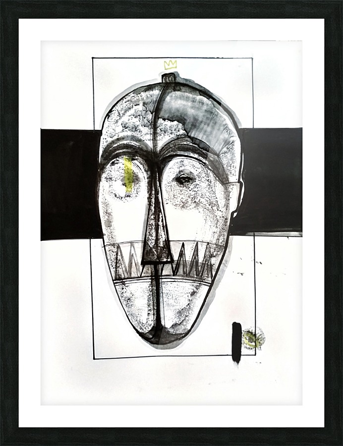 Mask1 Picture Frame print