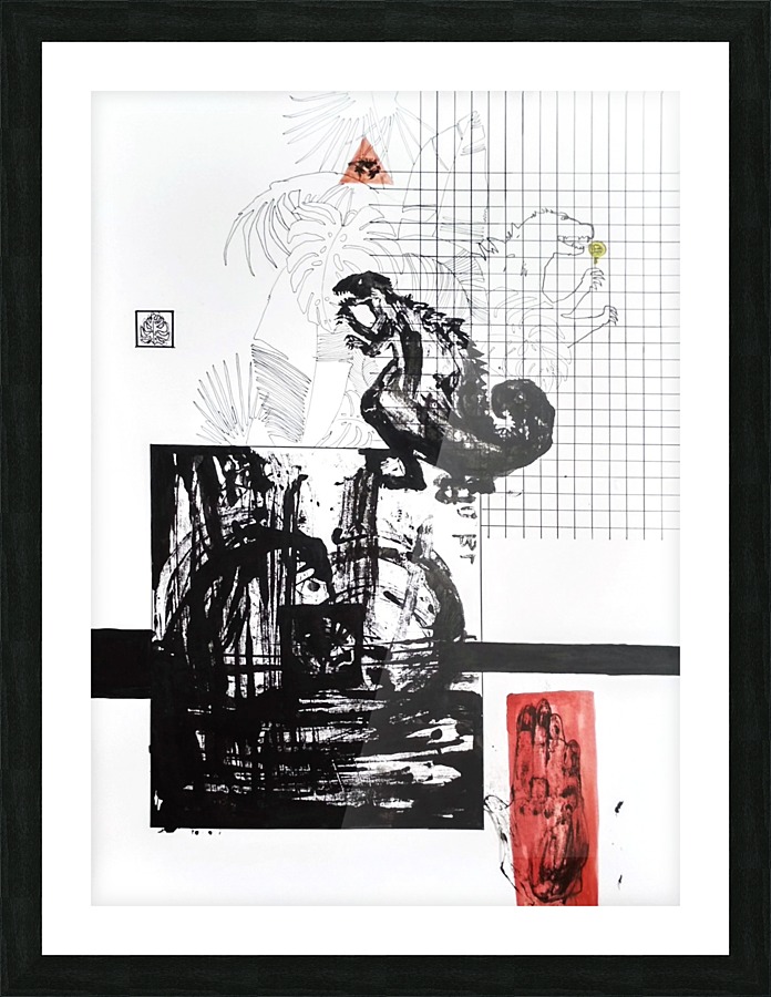 Dinozavr_ Picture Frame print
