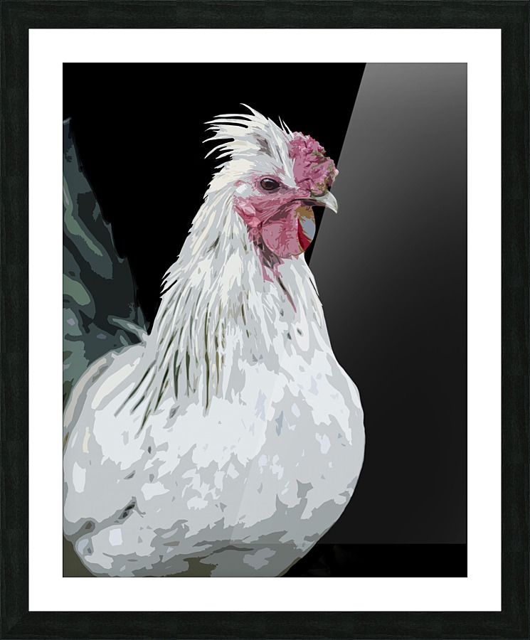 Rooster Pop art Picture Frame print