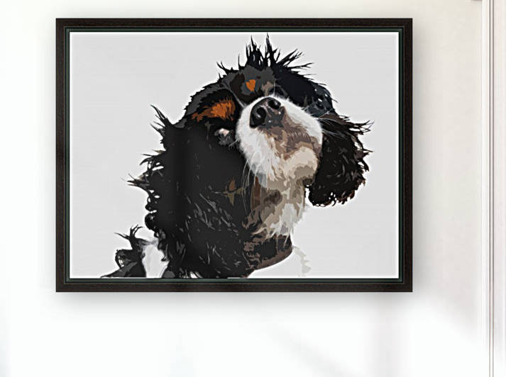 pop art dog Reproduction