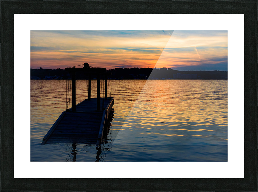 Stillness at the Launch Picture Frame print
