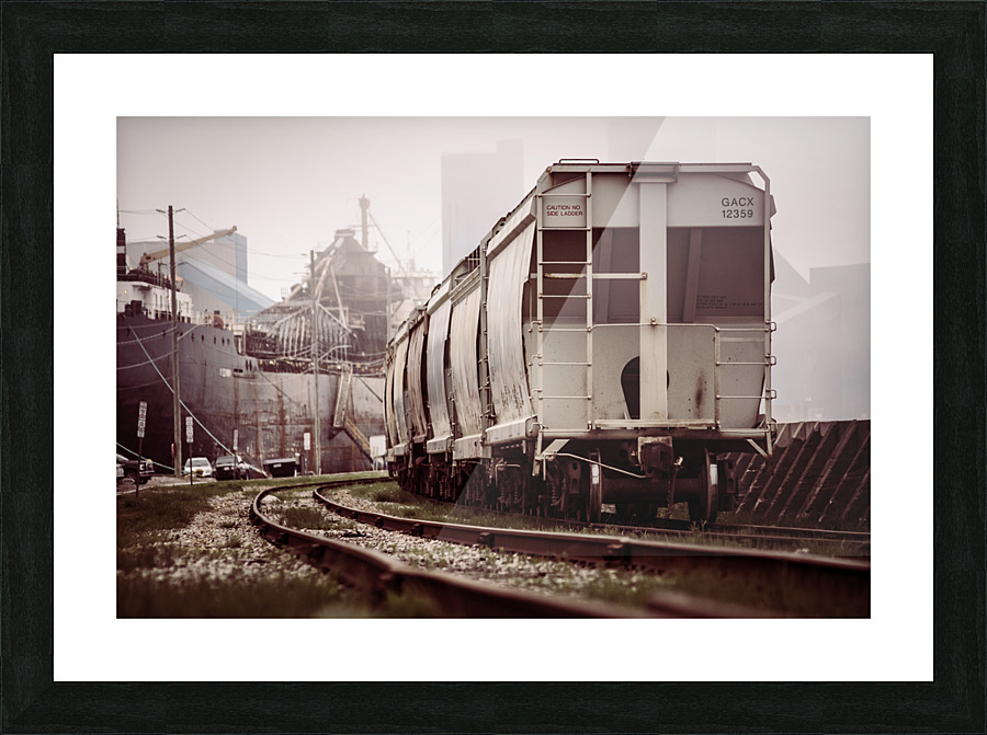 The Train Yards Picture Frame print