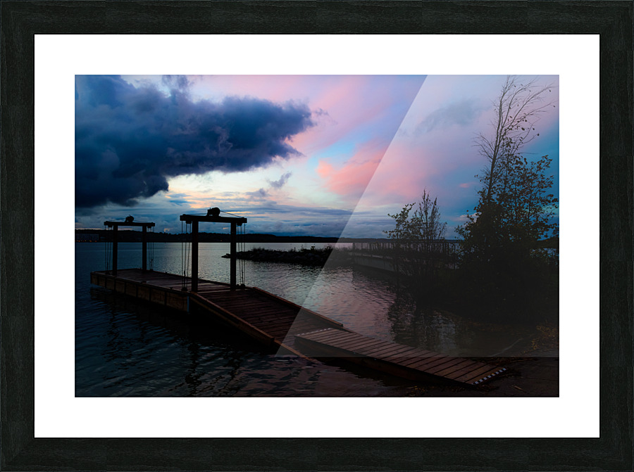 Sunset Launch Picture Frame print