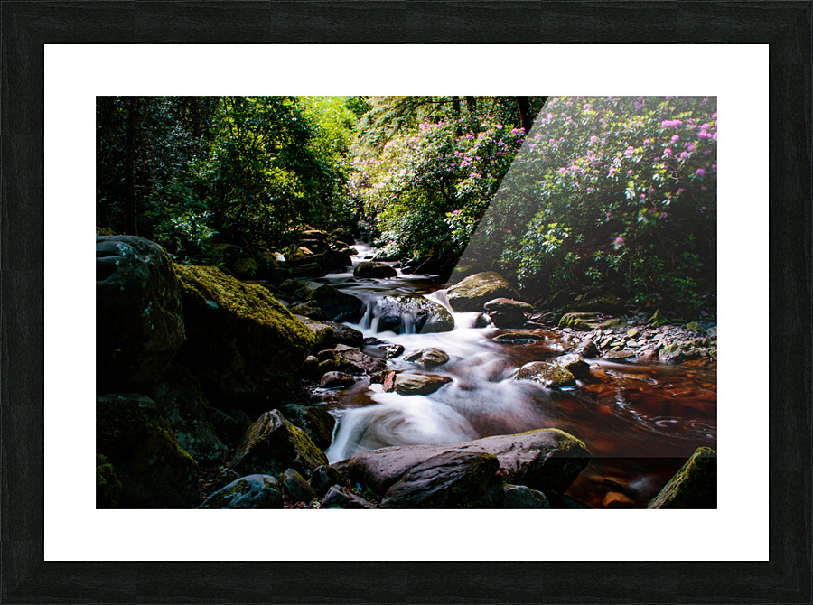 Rocky River Bed Picture Frame print