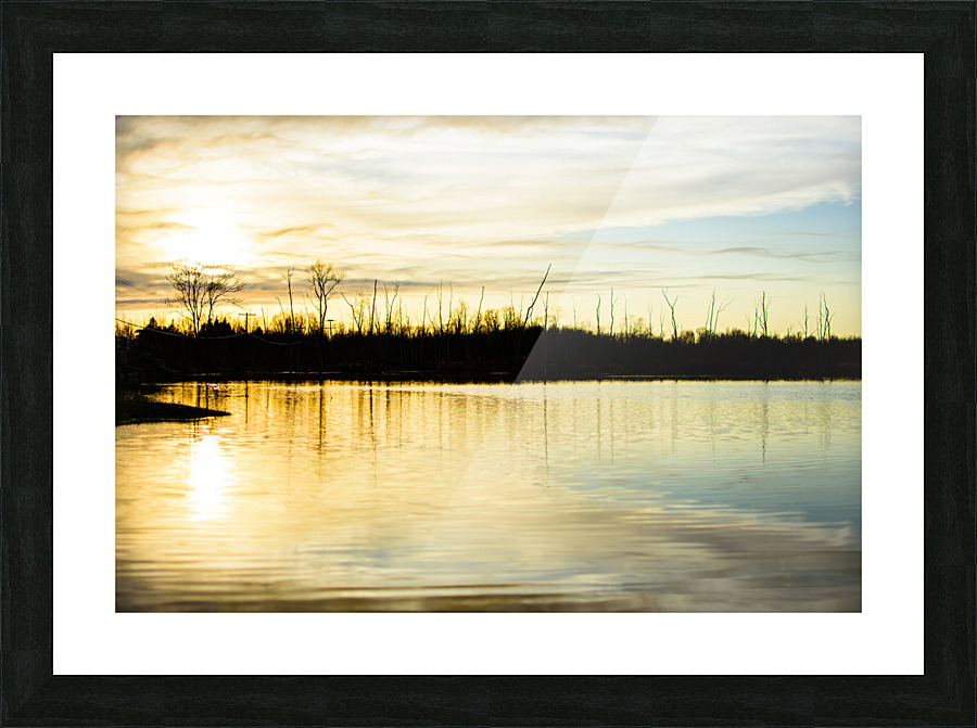 Sunset on the Marsh Picture Frame print