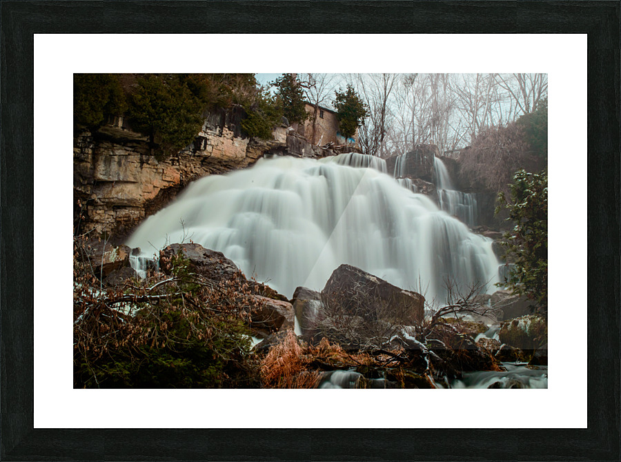 Inglis Falls - The View Up Picture Frame print