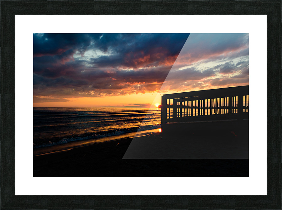 Sauble Sunset 01 Picture Frame print