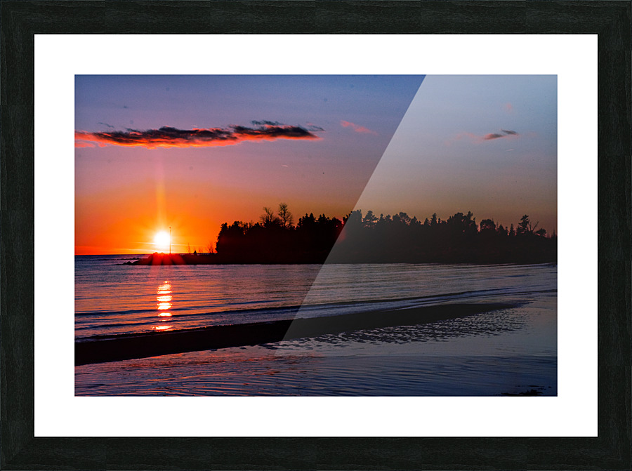 Sauble Sunset 05 Picture Frame print