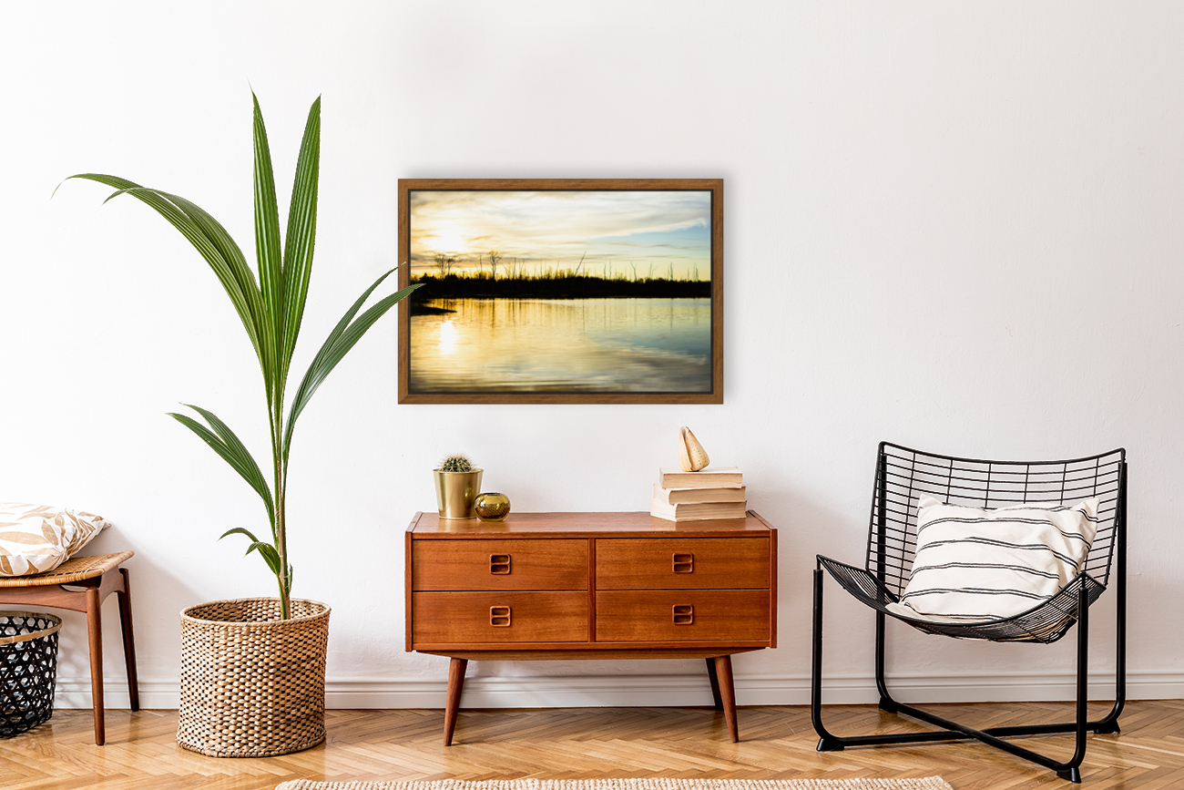 Sunset on the Marsh Reproduction